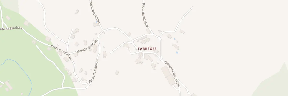 Plan du 5124 Fabreges à Antrenas