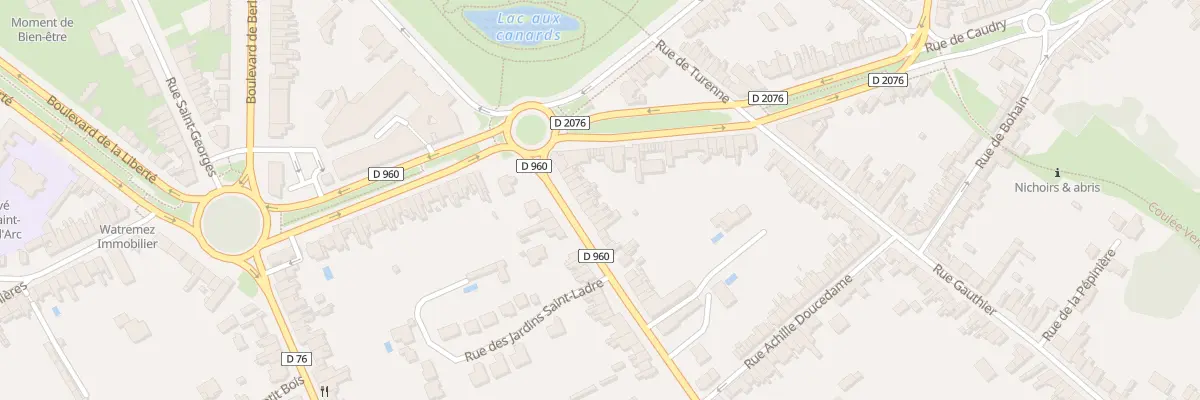 Plan du 13 Rue Saint-ladre à Cambrai