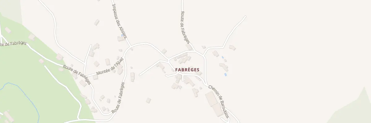 Plan du 5062 Fabreges à Antrenas