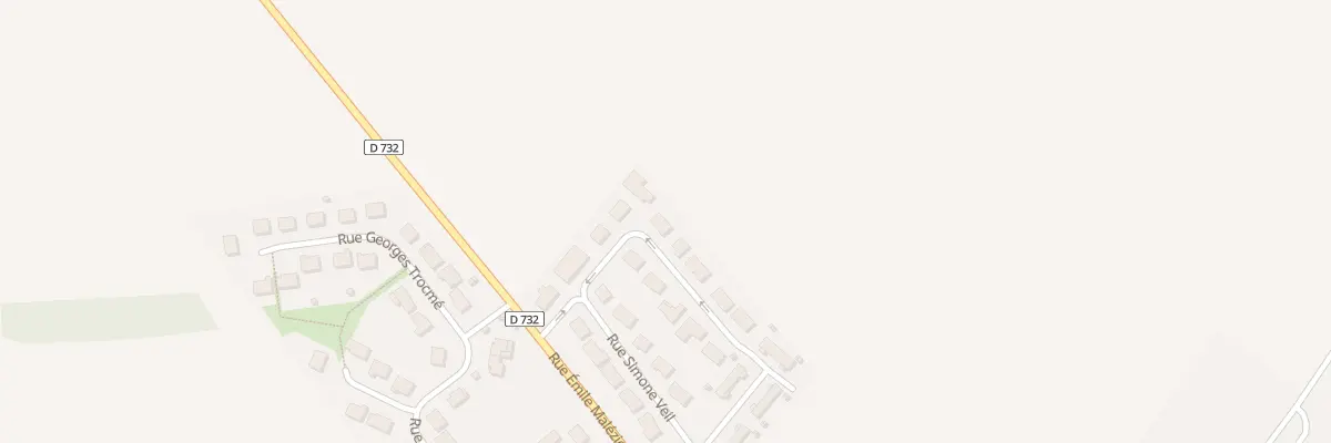 Plan du 13 Rue du Général de Gaulle à Gricourt