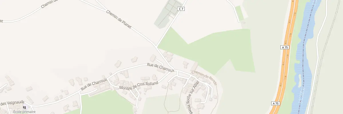 Plan du 9001 Rue Ste Radegonde à Saint-Yvoine