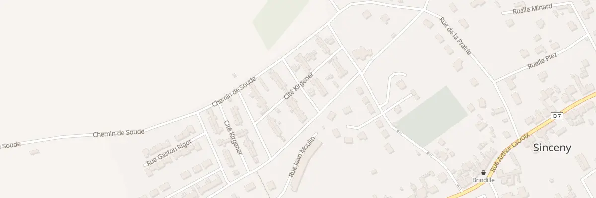 Plan du 21 Cite Kirgener à Sinceny
