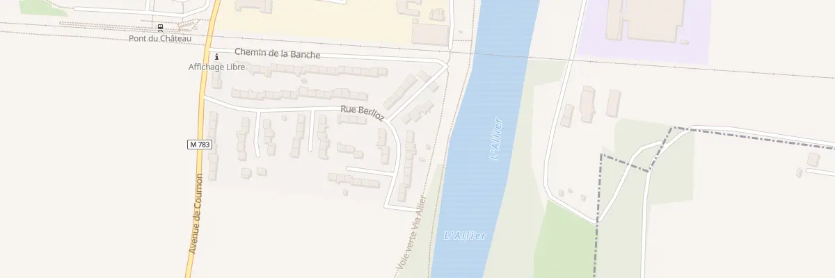 Plan du 55 All Berlioz à Pont-du-Château