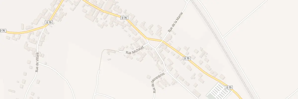 Plan du 1 Rue Michaud à Citry
