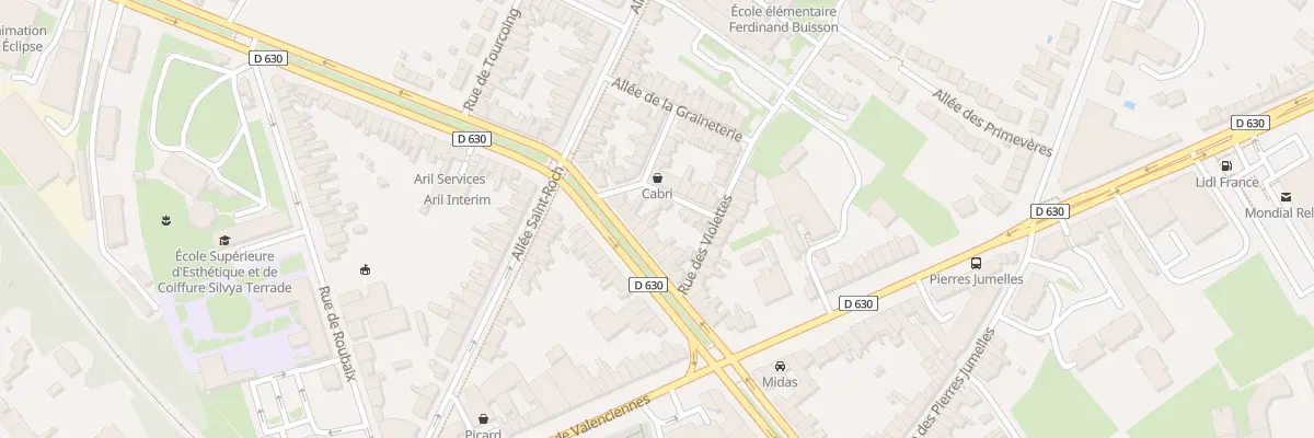 Plan du 15 Av du Quesnoy à Cambrai