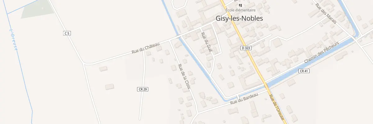Plan du 3 Rue de la Cloix à Gisy-les-Nobles