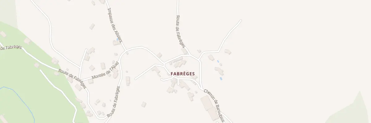 Plan du 5046 Fabreges à Antrenas