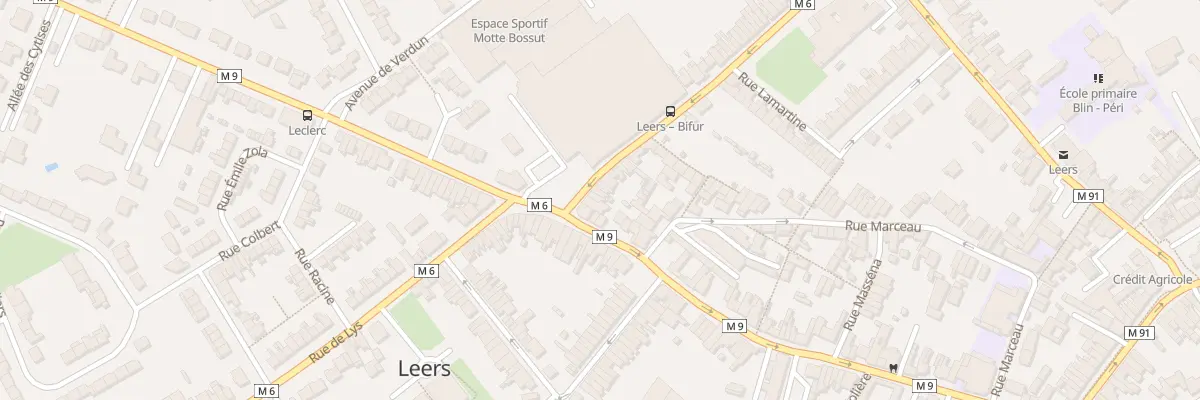 Plan du 4 Rue Victor Hugo à Leers
