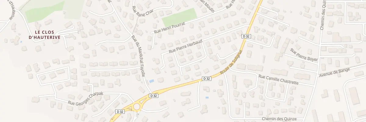 Plan du 9016 Rue Pierre Herbaud à Issoire