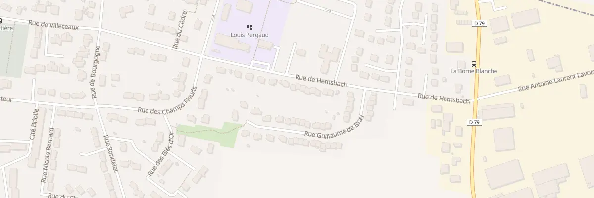 Plan du 277 Rue de Hemsbach à Bray-sur-Seine