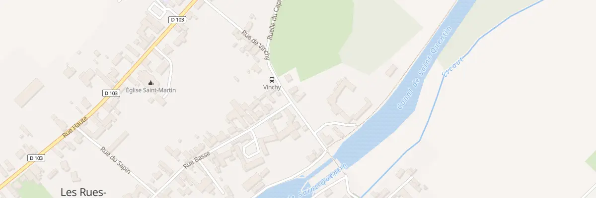 Plan du 218 Rue de Vinchy aux Rues-des-Vignes