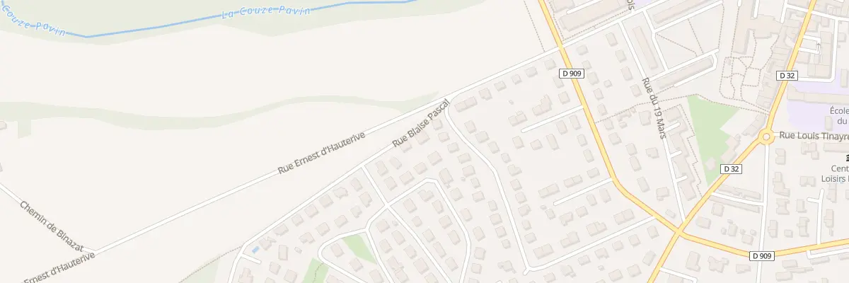 Plan du 1 Rue Blaise Pascal à Issoire