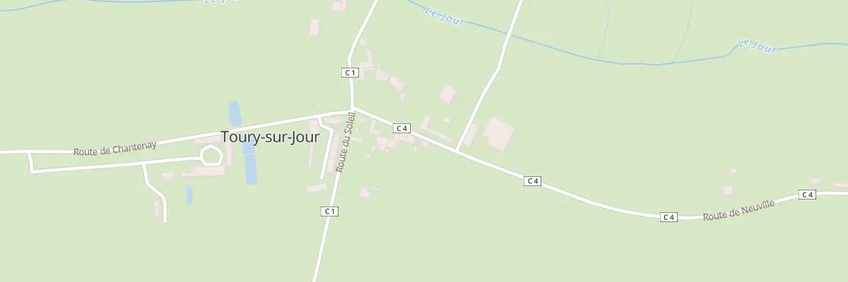 Plan du 12 Le Bourg à Toury-sur-Jour