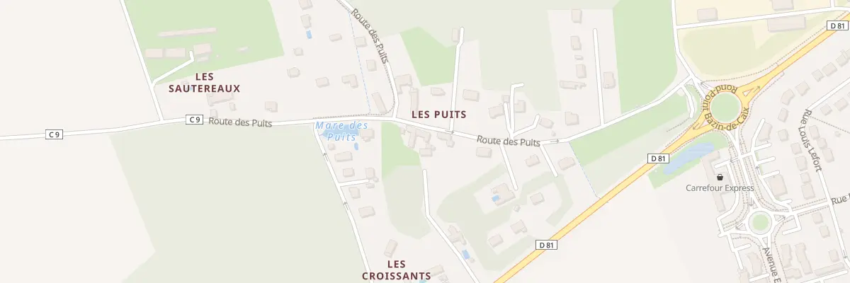 Plan du 11 Rte des Puits à Paron