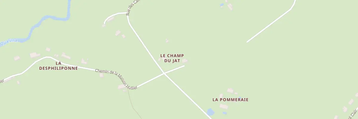 Plan du 3 Imp du Champ du Jat à Coulandon