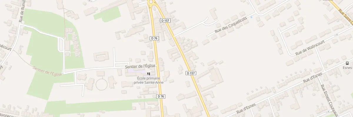Plan du 12 Rue de Niergnies à Cambrai