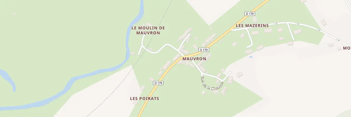 Plan du 40 Mauvron à Poiseux