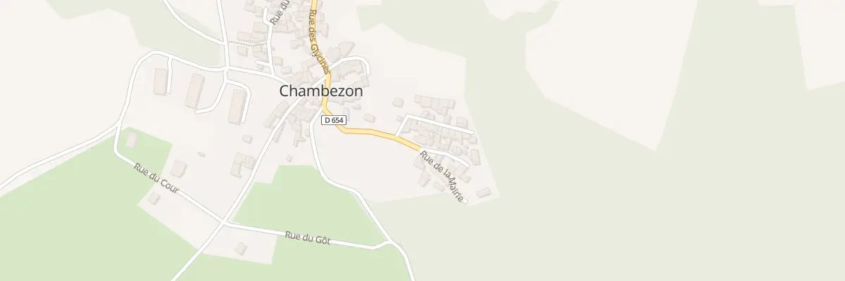 Plan du 5007 Le Bourg à Chambezon