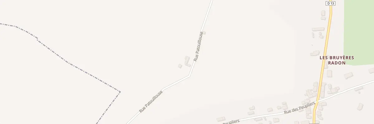 Plan du 177 Rue Patouillouse à Luthenay-Uxeloup