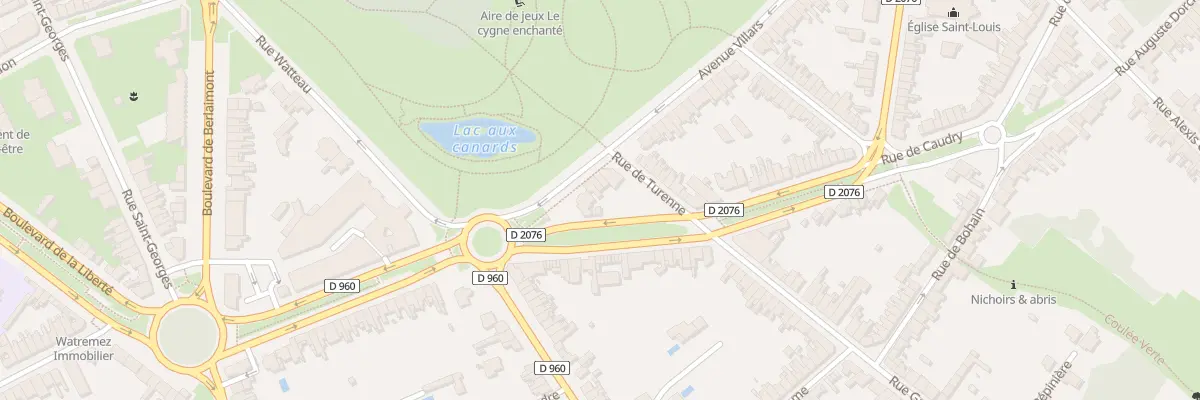 Plan du 77 Av Villars à Cambrai