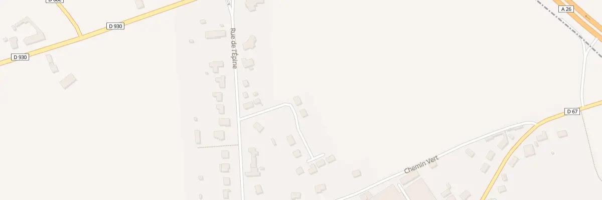 Plan du 14 Rue Soleil Levant à Dallon