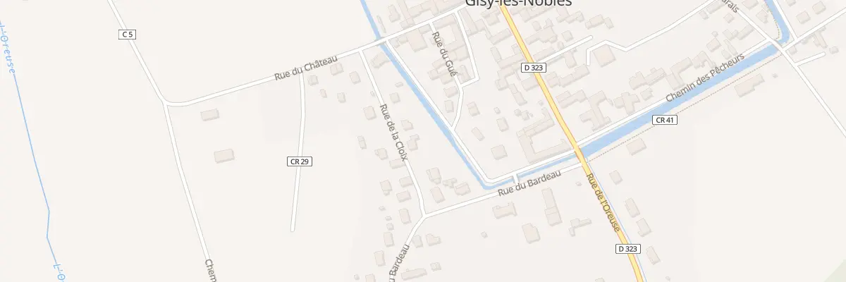 Plan du 9 Rue de la Cloix à Gisy-les-Nobles
