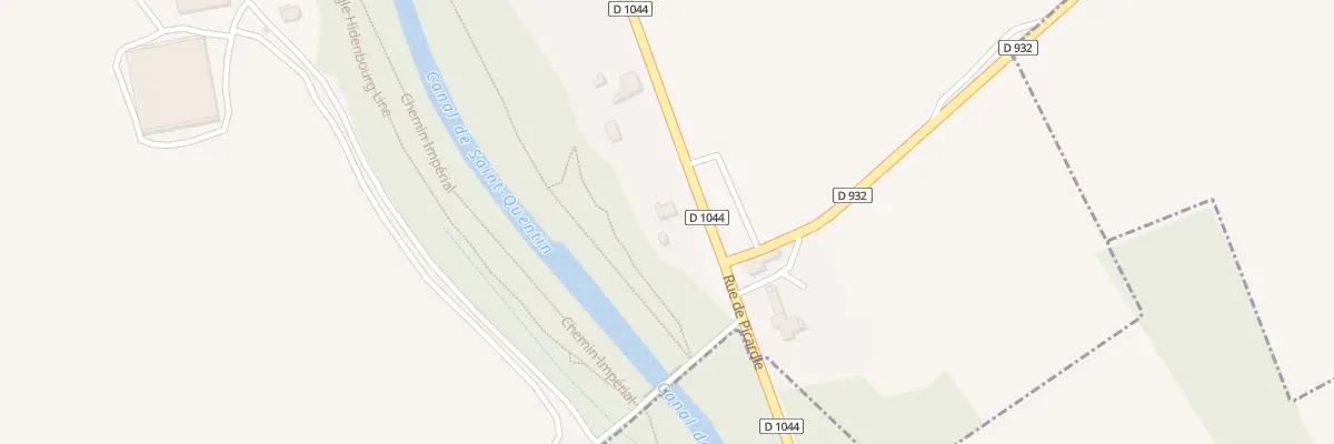 Plan du 20 Ham de Riqueval à Bellicourt