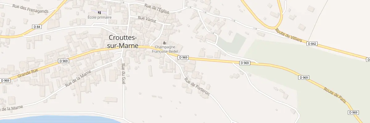 Plan du 86 Gr Grande Rue à Crouttes-sur-Marne