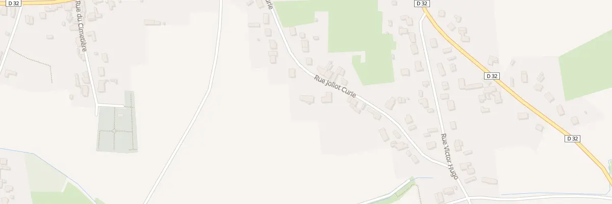 Plan du 24 Rue Joliot Curie à Frières-Faillouël