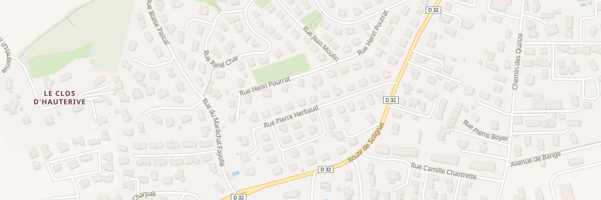 Plan du 16 Rue Pierre Herbaud à Issoire