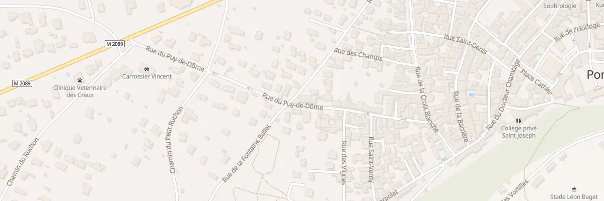 Plan du 32 Rue du Puy de Dôme à Pont-du-Château