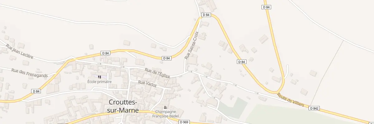 Plan du 2 Rue Sainte-croix à Crouttes-sur-Marne
