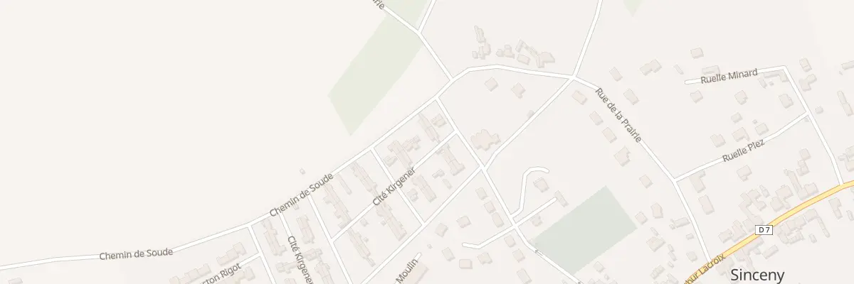 Plan du 4 Cite Kirgener à Sinceny