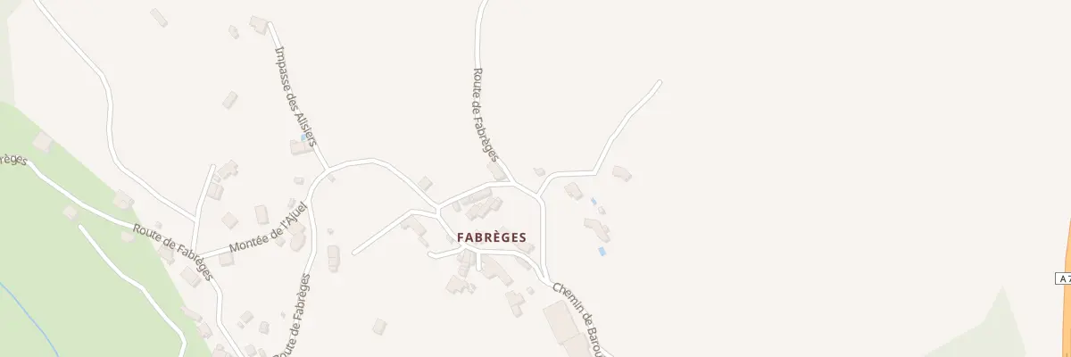 Plan du 5059 Fabreges à Antrenas