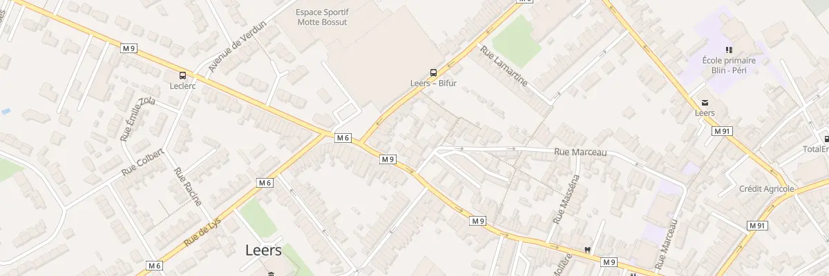 Plan du 54 Rue Marceau à Leers