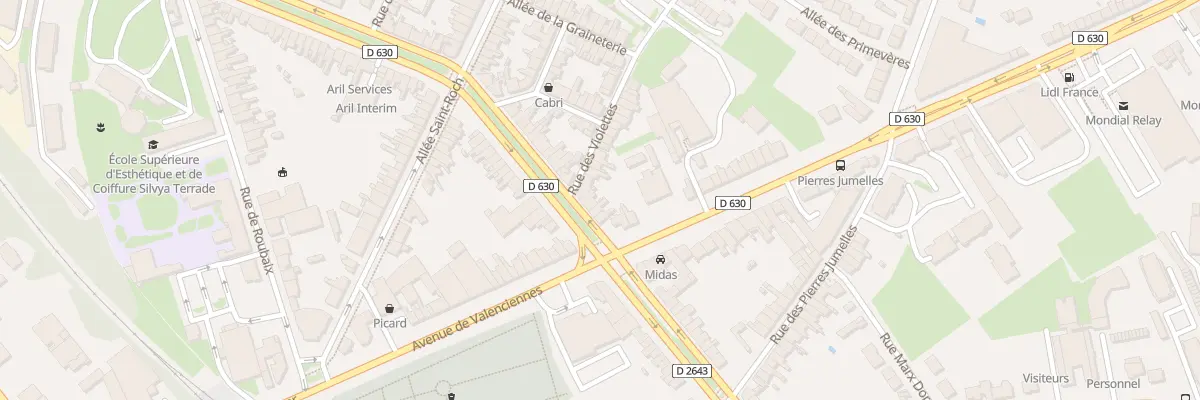 Plan du 33 Av du Quesnoy à Cambrai