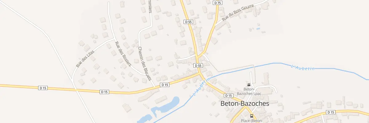 Plan du 1 Imp de l’Ouche Drouin à Beton-Bazoches