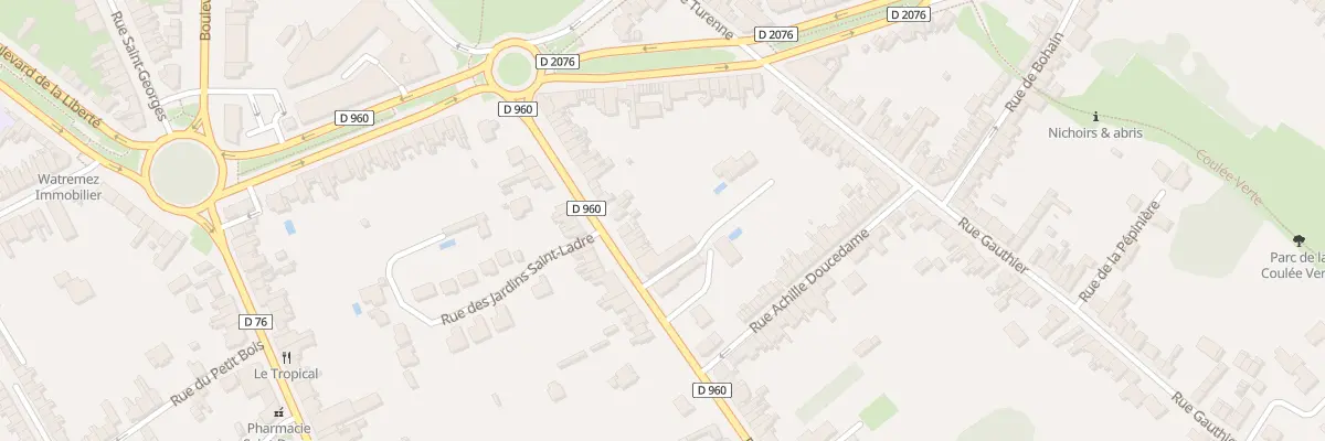 Plan du 33 Rue Saint-ladre à Cambrai