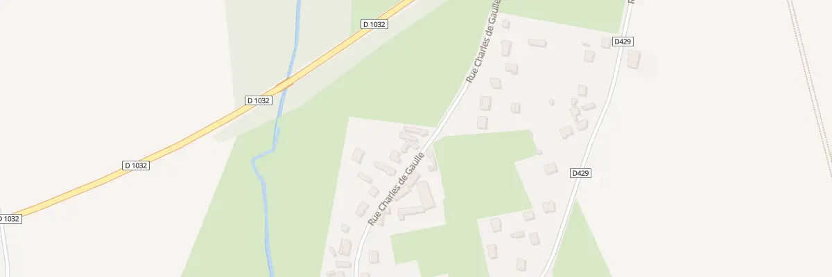 Plan du 43 Rue Charles de Gaulle à Viry-Noureuil