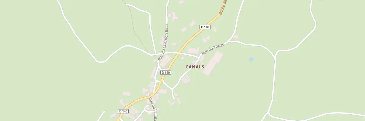 Plan du 5407 Canals à Cornus