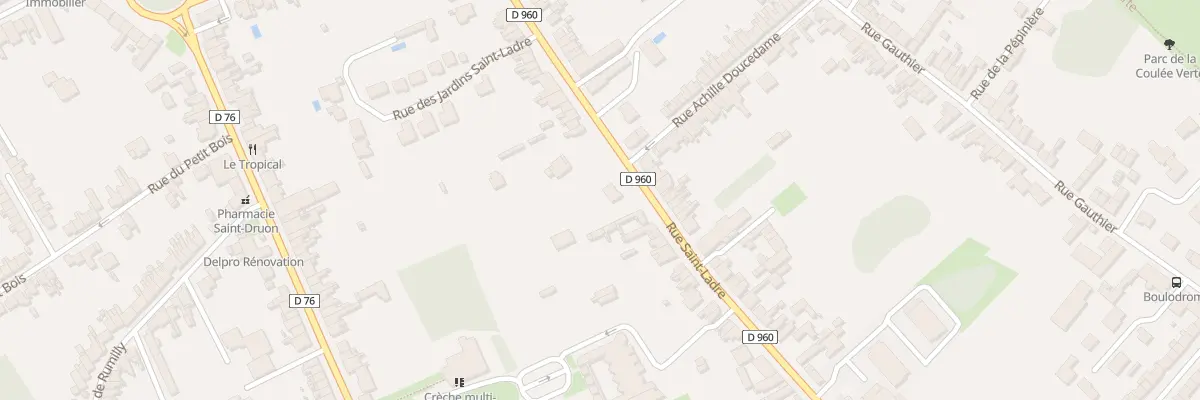 Plan du 38 Rue Saint-ladre à Cambrai