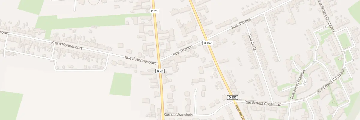 Plan du 3T Rue du Trianon à Cambrai