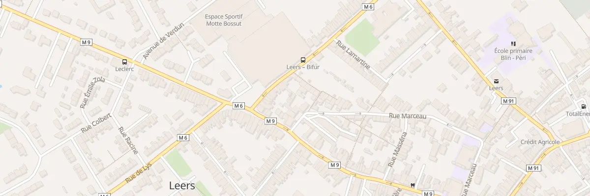 Plan du 50 Rue Marceau à Leers