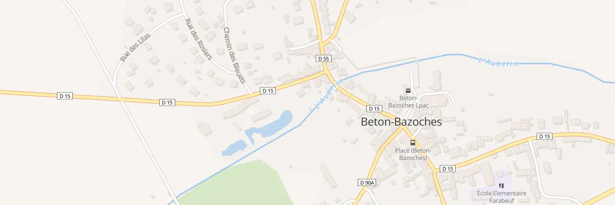 Plan du 3 Rue du Moulin de Chassefaim à Beton-Bazoches