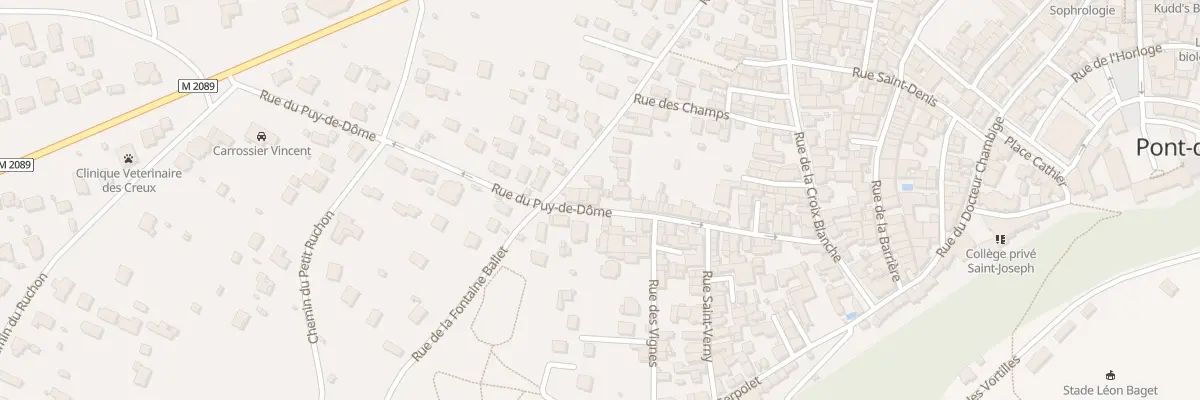 Plan du 30 Rue du Puy de Dôme à Pont-du-Château
