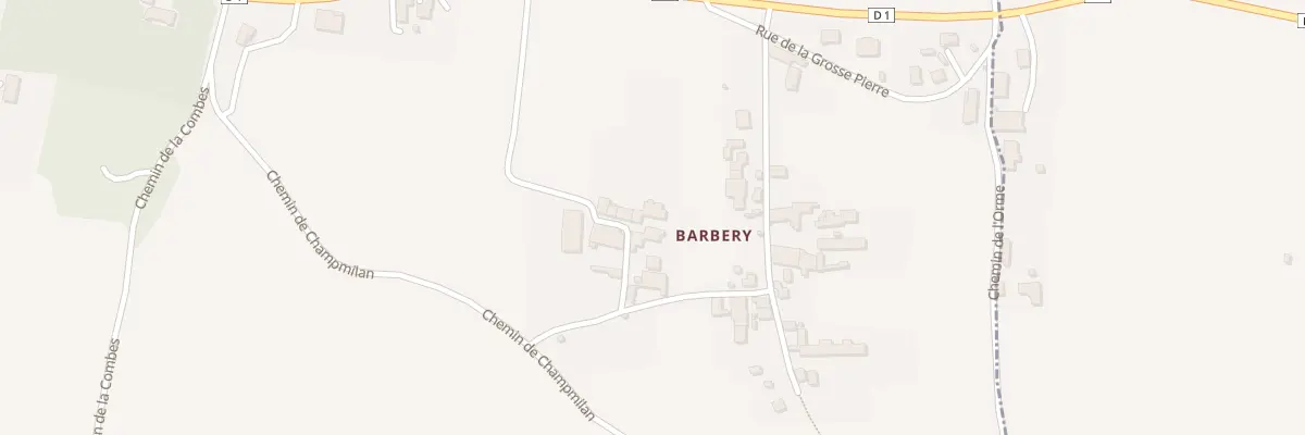 Plan du 24 Rue de Barbery à Bransat