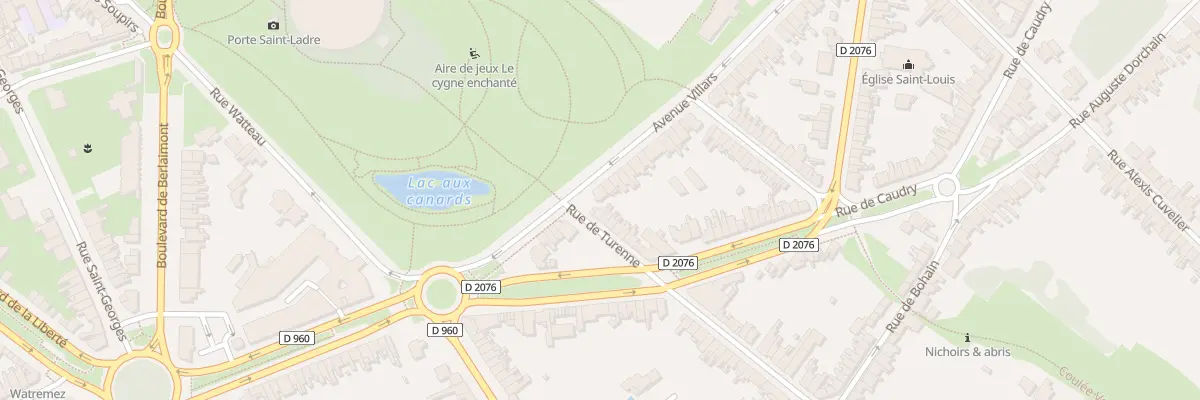 Plan du 71 Av Villars à Cambrai