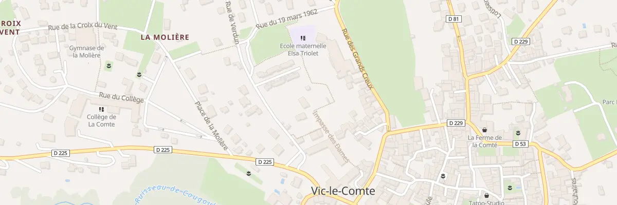 Plan du 122 Rue de Verdun à Vic-le-Comte