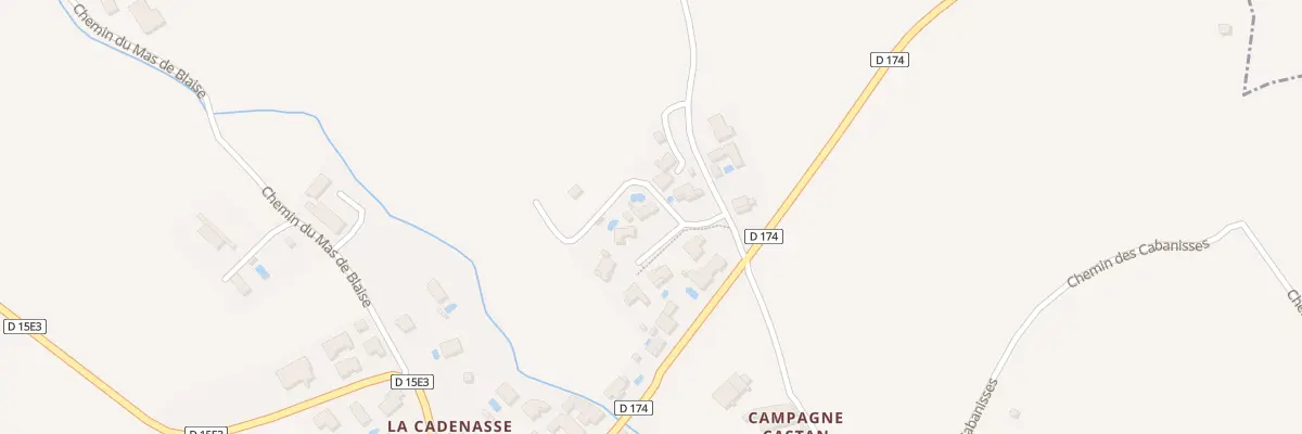 Plan du 3 Che de Mont Majou à Fouzilhon