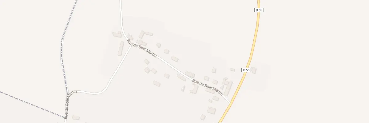 Plan du 12B Rue de Bois Martin à Bussières